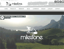 Tablet Screenshot of milestone81.com